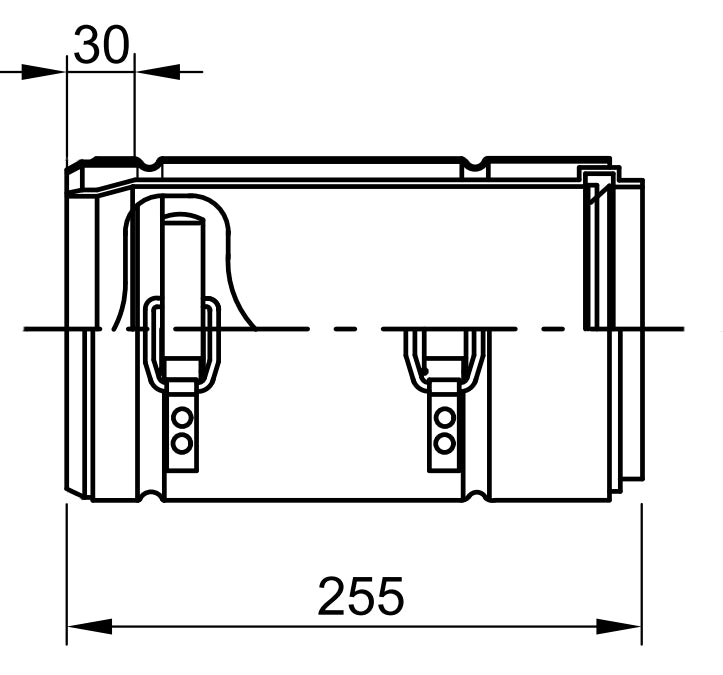 Viessmann 80/125 PPs tolókarmantyú-0