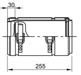 Viessmann 80/125 PPs tolókarmantyú-0