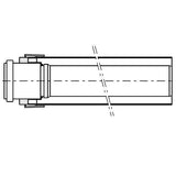 Viessmann 60/100 PPs AZ-cső 50 cm-0