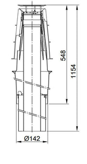 Viessmann 60/100 PPs AZ - tetőátvezetés fekete (7373230)