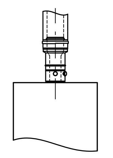 Viessmann 60/100 PPs AZ - bővítő adapter 80/125 (7373240)