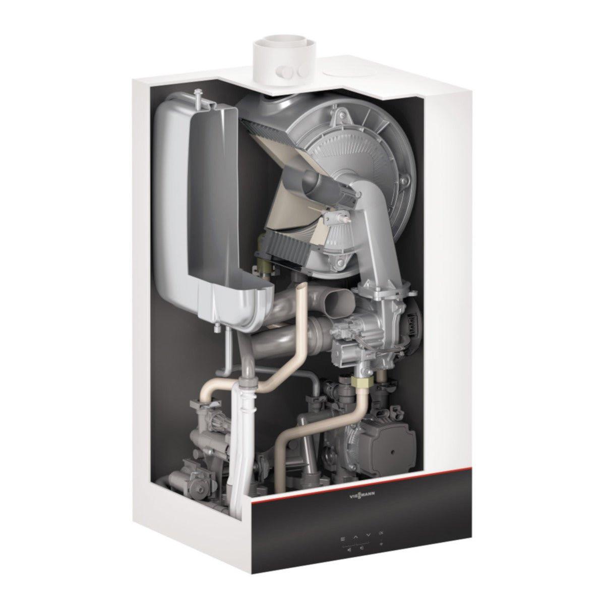 Viessmann Vitodens 100 - W 19 kondenzációs gázkazán, fűtő, egyedi kiv. 19kW