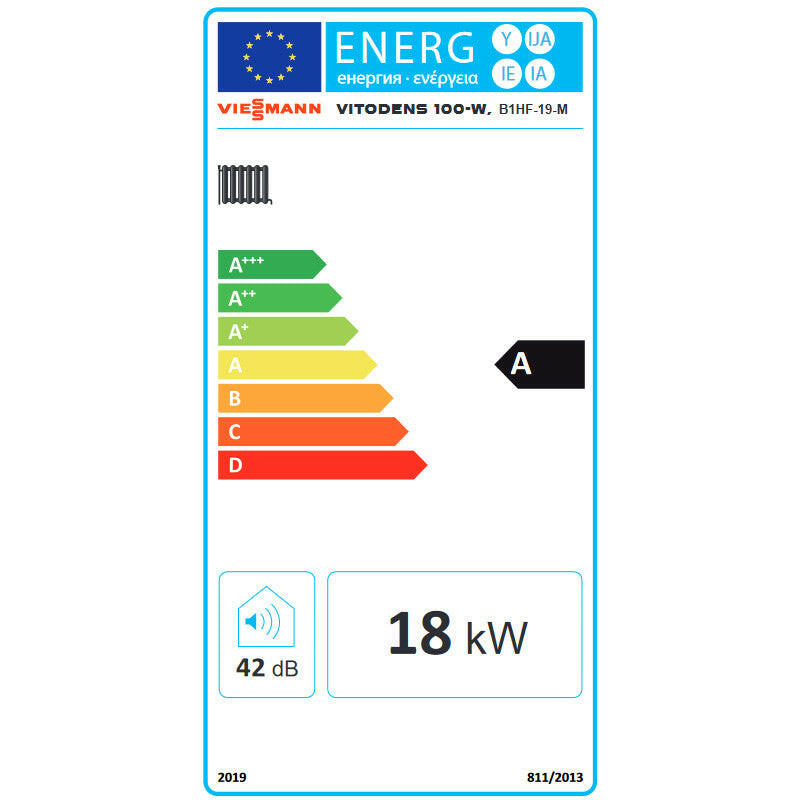 Viessmann Vitodens 100-W 19 kondenzációs gázkazán, fűtő, Kaszkád vagy gyűjtő kiv. 19kW-5