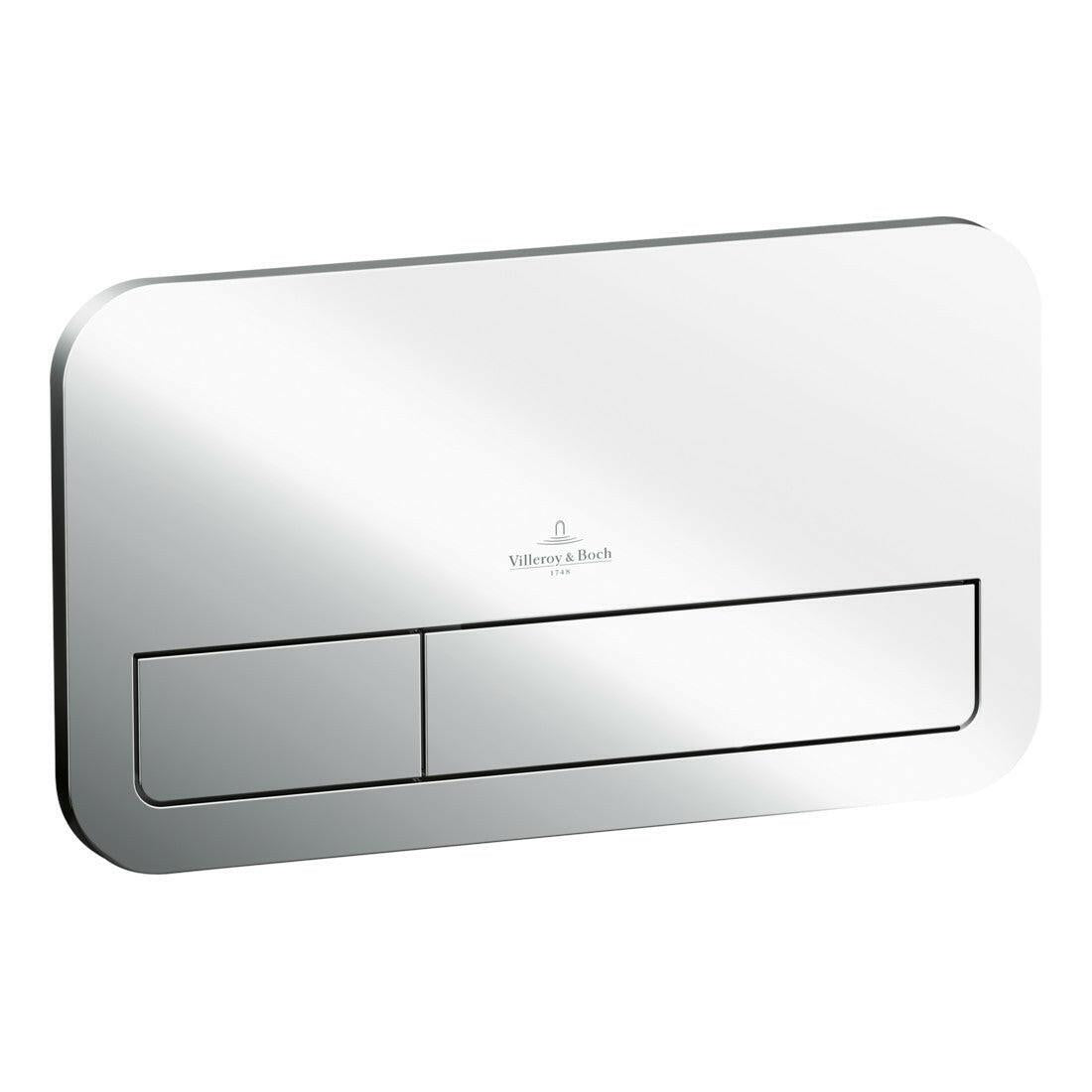 Villeroy&Boch ViConnect nyomólap 200S, Dual flush, króm (92249061)