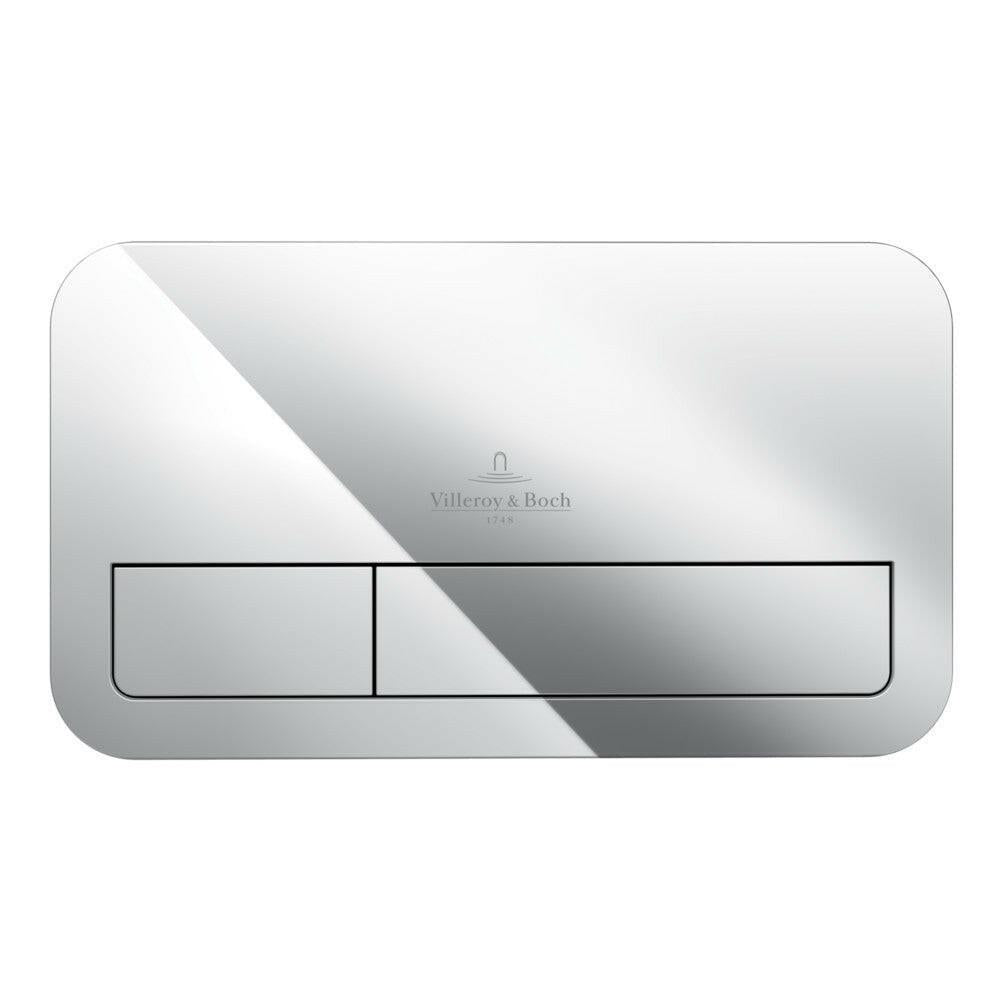 Villeroy&Boch ViConnect nyomólap 200S, Dual flush, króm (92249061)