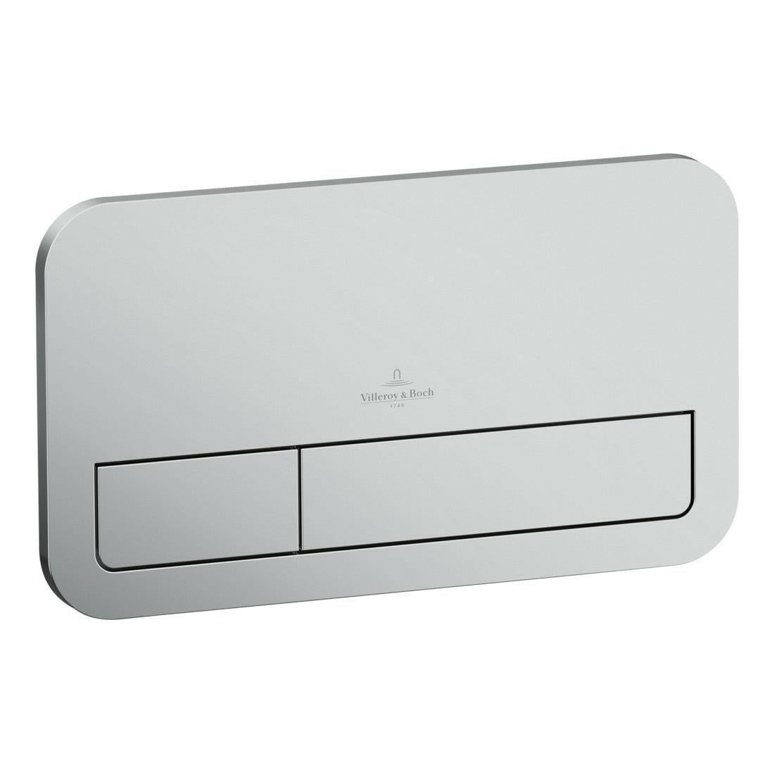 Villeroy&Boch ViConnect nyomólap 200S, Dual flush, matt króm (92249069)