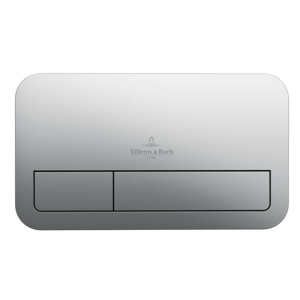 Villeroy&Boch ViConnect nyomólap 200S, Dual flush, matt króm (92249069)