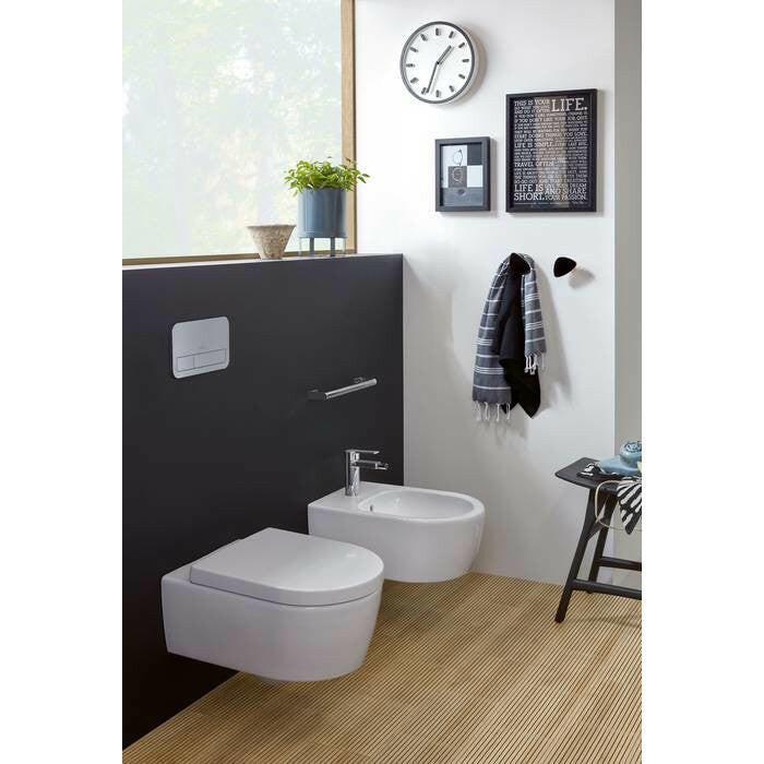 Villeroy&Boch ViConnect nyomólap 200S, Dual flush, matt króm (92249069)
