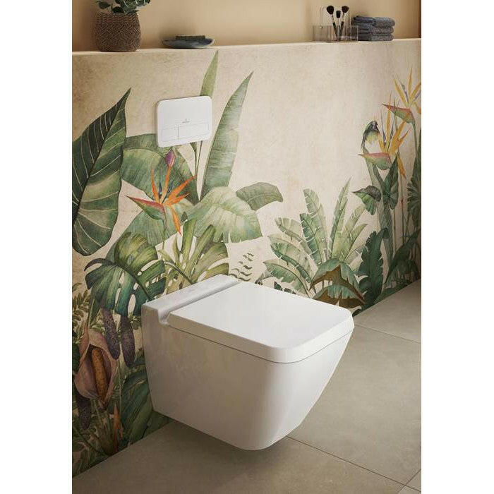 Villeroy&Boch ViConnect nyomólap 200S, Dual flush, matt fekete-2