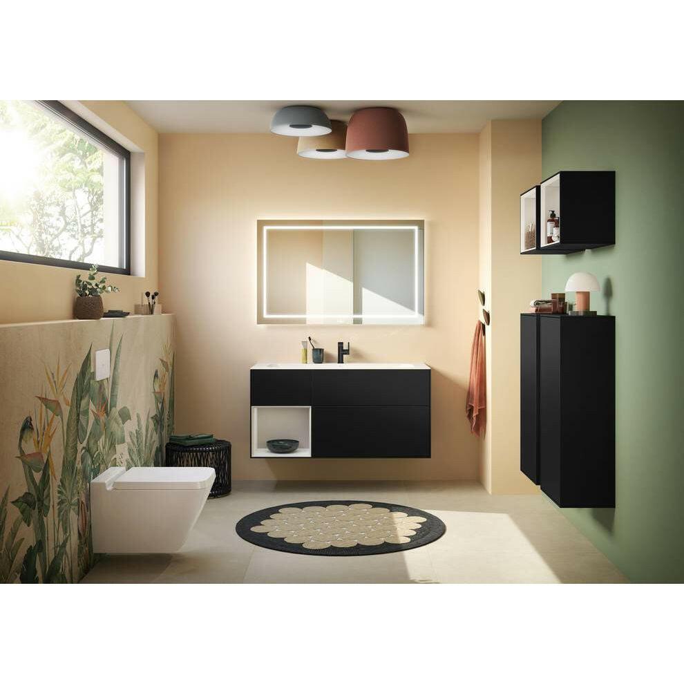 Villeroy&Boch ViConnect nyomólap 200S, Dual flush, matt fekete (922490AN)