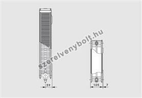 Vogel&Noot 22KV 600x920 jobbos szelepes radiátor (F1G2206009210000)