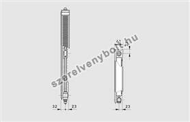 Vogel&Noot T6 11KVM 300x800 középcsatlakozású radiátor-1