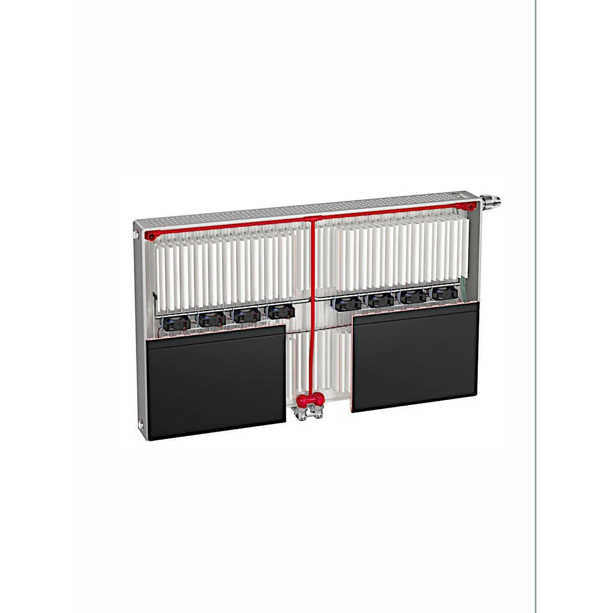 Vogel&Noot Ulow E2 22PTM 900x2000 középső csatlakozású, alacsony hőmérsékletű radiátor (F9E2209020010000)