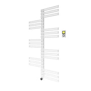 Vogel&Noot Figuresse Twist Electric 910x1674 matt mélyfekete törölközőszárítós radiátor (FLSM016709000N0S0029)