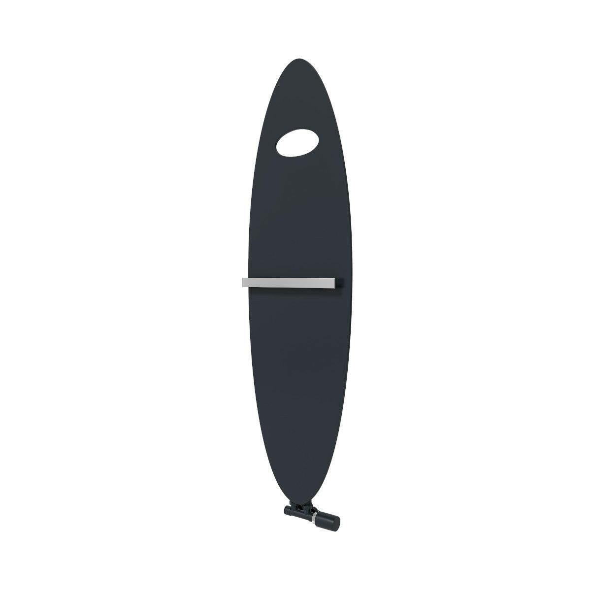 Vogel&Noot Figuresse Ellipse 390x1390 matt antracitszürke törölközőszárítós radiátor (FLUA013903900N0S0022)