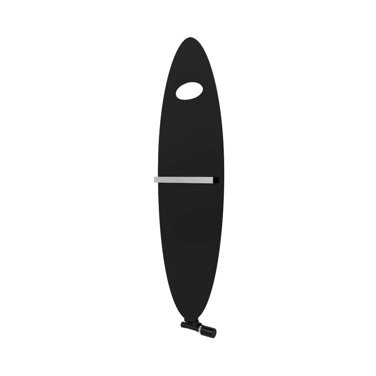 Vogel&Noot Figuresse Ellipse 490x1790 matt mélyfekete törölközőszárítós radiátor (FLUA017904900N0S0029)