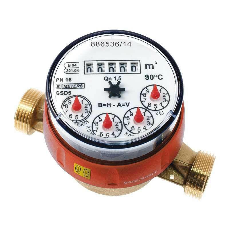 vízóra meleg 1/2" B - Meters 80mm