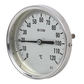 Hőmérő 63-as 0-120°C 150mm WATTS-0
