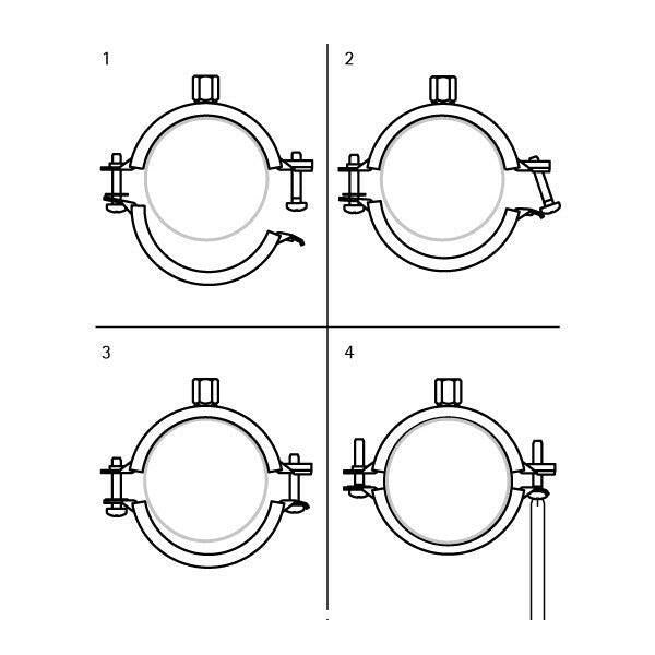 Walraven KSB2 gumibetétes bilincs M8/10 25 - 28mm (3396028)