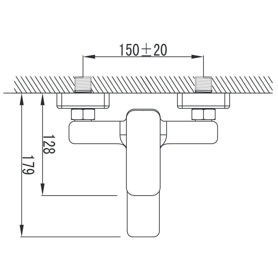Wellis Cosmo kád csaptelep, 21,5x17,9x11,5 cm (ACS0204)