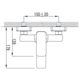 Wellis Cosmo kád csaptelep (21,5x17,9x11,5)-3