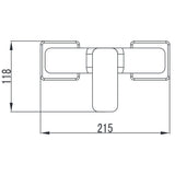 Wellis Cosmo zuhany csaptelep (21,5x12,5x11,8)-1