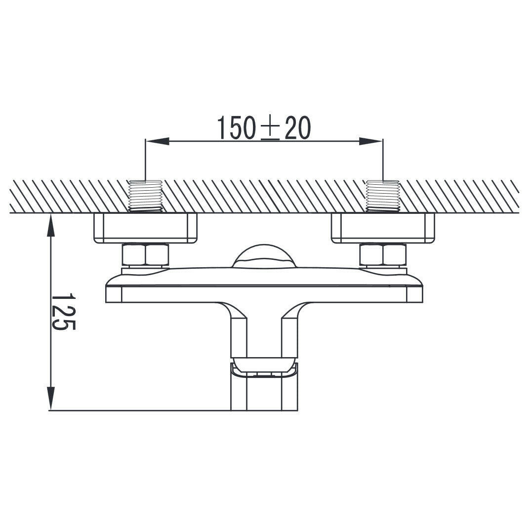 Wellis Cosmo zuhany csaptelep (21,5x12,5x11,8)-2