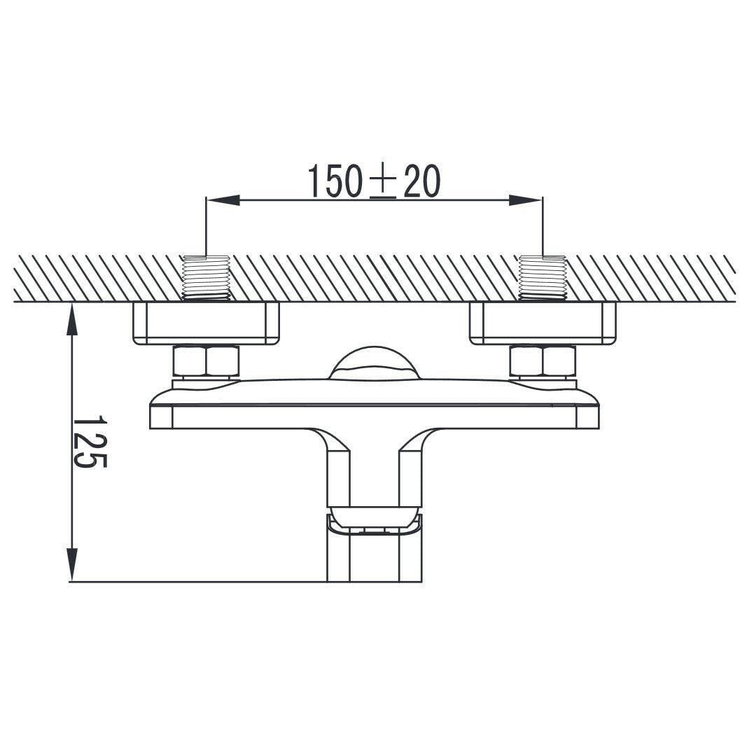 Wellis Cosmo zuhany csaptelep, 21,5x12,5x11,8 cm (ACS0206)