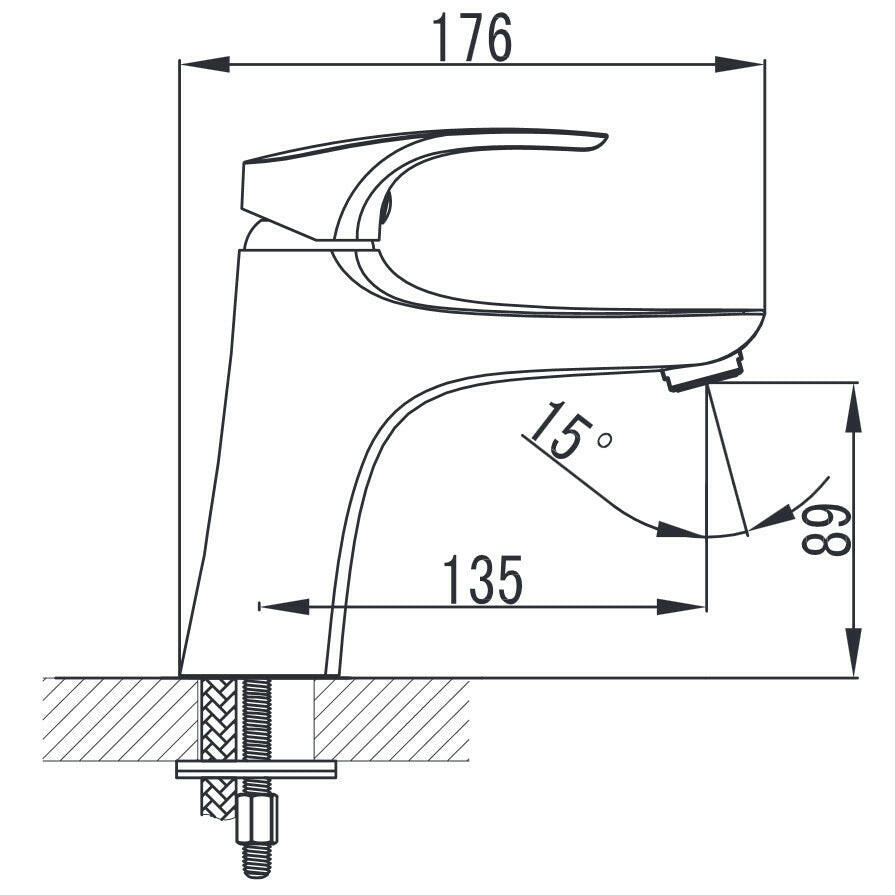 Wellis Bellini mosdó csaptelep (16,5x17,6)-1