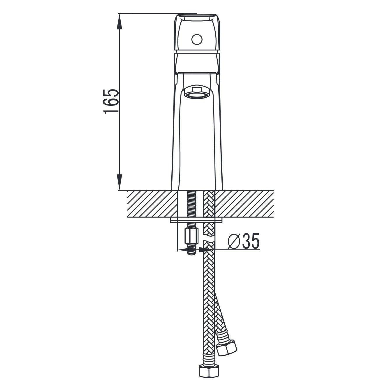 Wellis Bellini mosdó csaptelep, 16,5x17,6 cm ( ACS0212 )