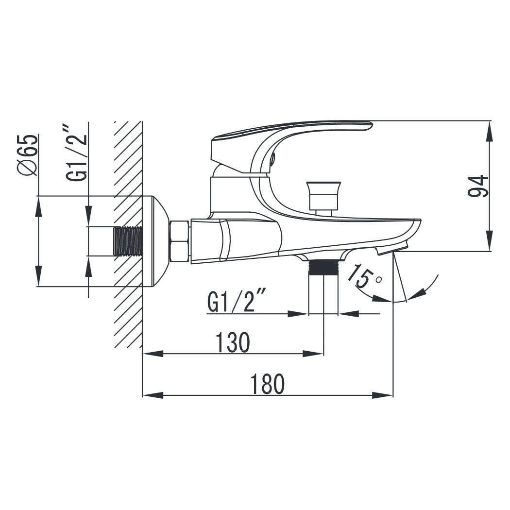 Wellis Bellini kád csaptelep (21,5x20x9,4)-1