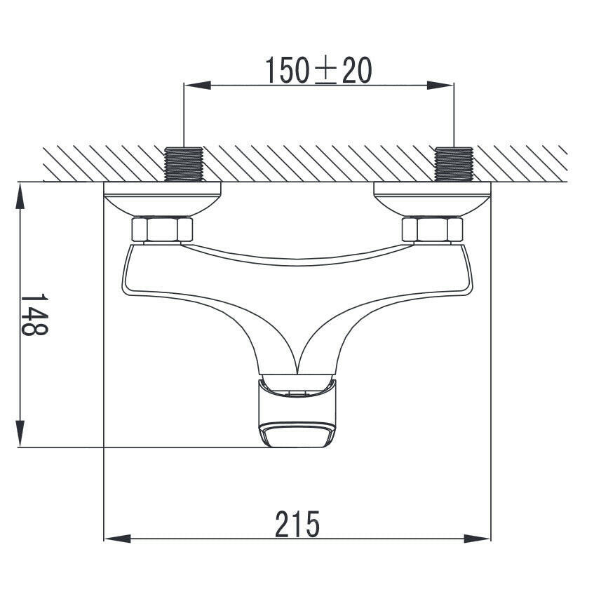 Wellis Bellini zuhany csaptelep (21,5x14,8x13,3)-2