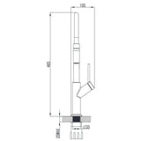 Wellis Fizz mosogató csaptelep (10x47x25)-3