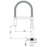 Wellis Spring mosogató csaptelep (10x50x26)-2