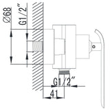 Wellis Rundo zuhany csaptelep (23,8x11,9)-2