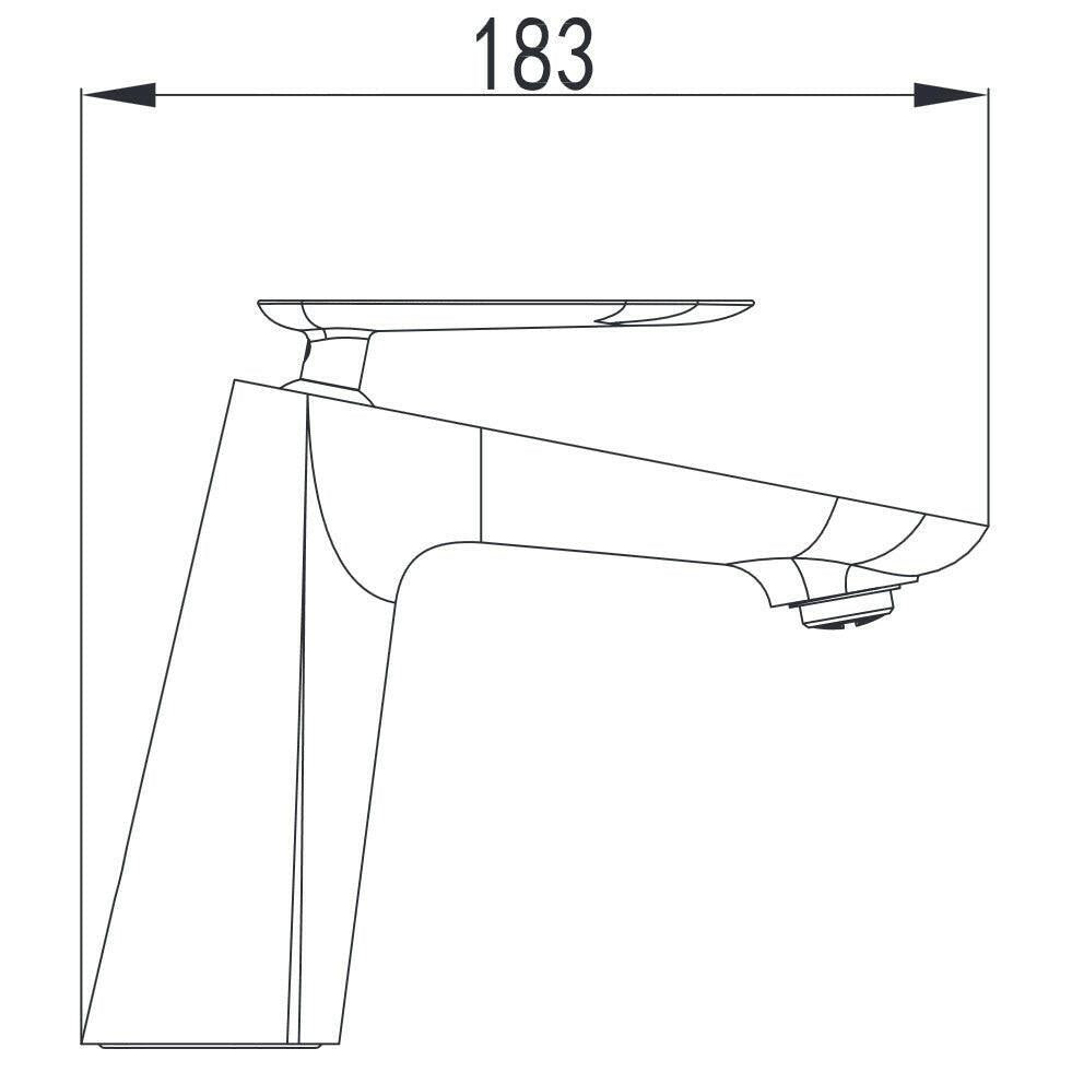 Wellis Diablo mosdó csaptelep, 15x18,5x10,1 cm (ACS0221)