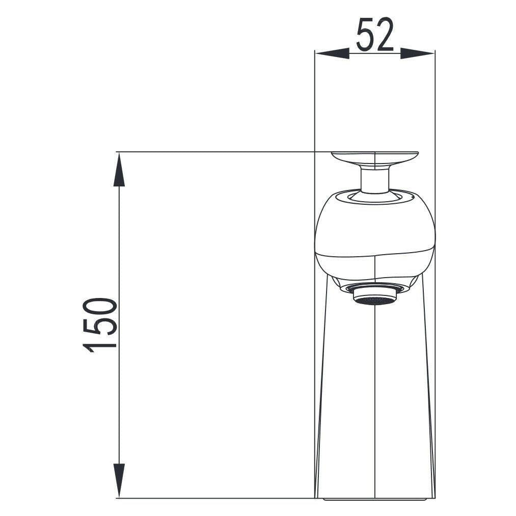 Wellis Diablo mosdó csaptelep, 15x18,5x10,1 cm (ACS0221)