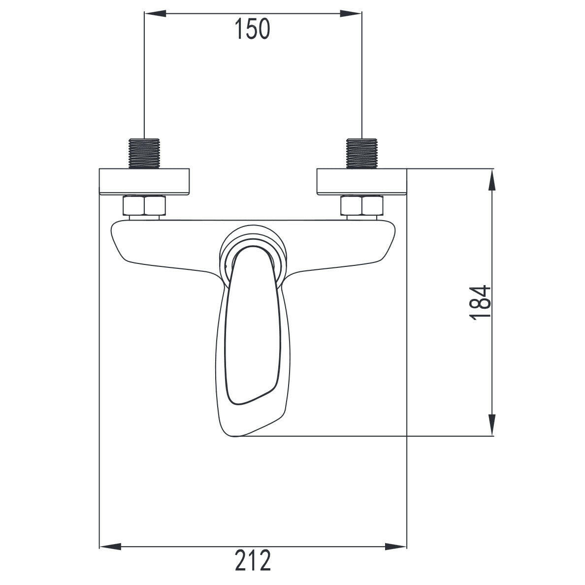 Wellis Diablo kád csaptelep (10,1x18,5x9,5)-1