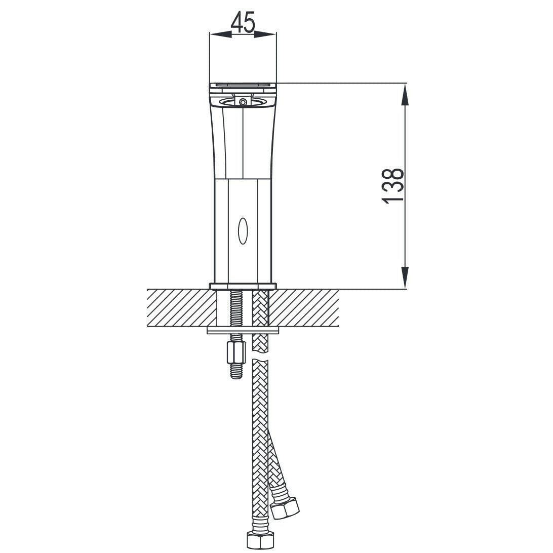 Wellis Faust mosdó csaptelep, 13,8x4,5 cm (ACS0223)