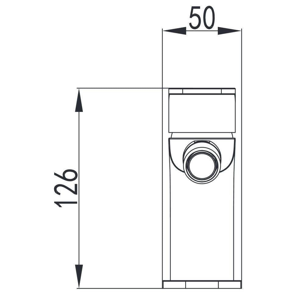 Wellis Faust bidé csaptelep, full króm, 12,6x14,7x5 cm (ACS0224)