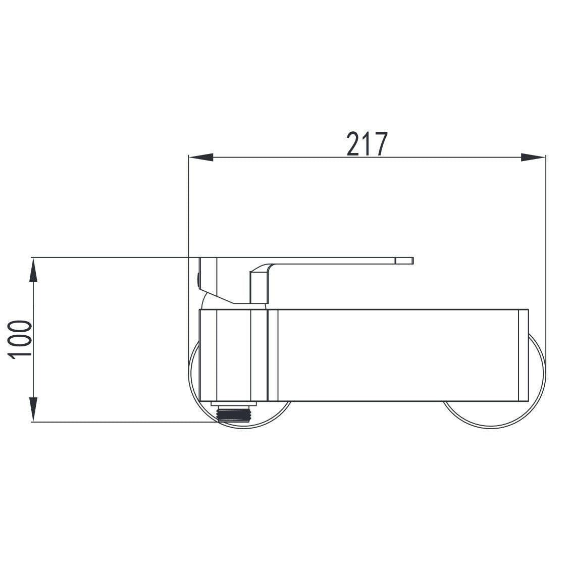Wellis Faust zuhany csaptelep, 10x21,7 cm (ACS0226)