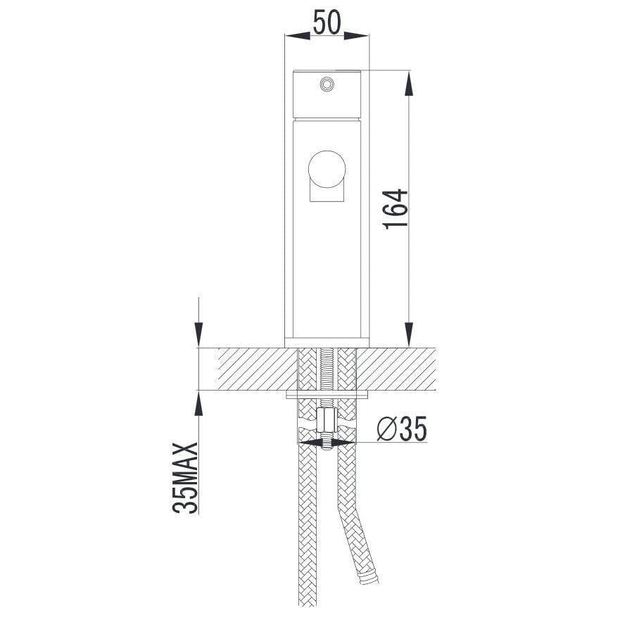 Wellis Comino mosdó csaptelep, 16,4 cm (ACS0262)