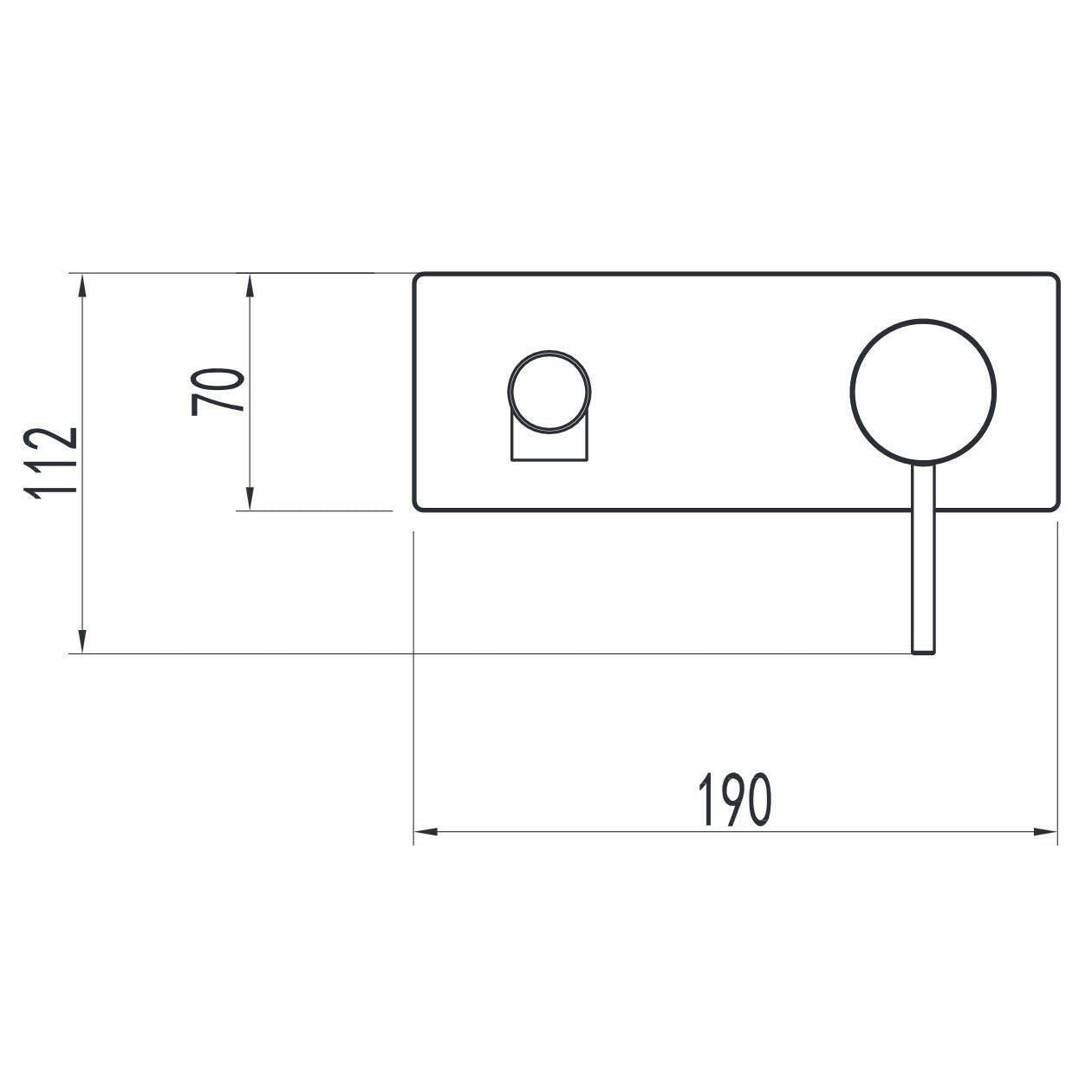 Wellis Comino mosdó csaptelep fali, 19x11,2x24,4 cm (ACS0264)