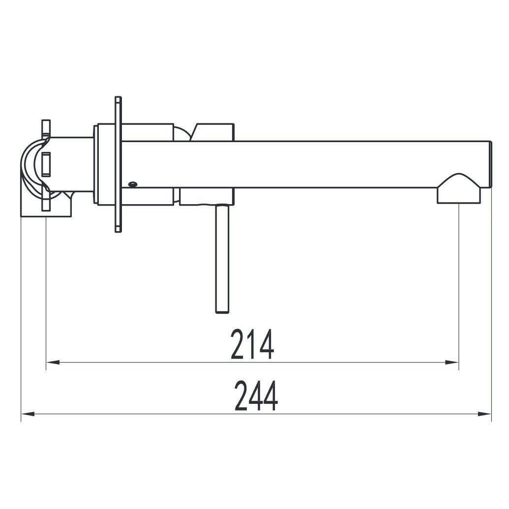 Wellis Comino mosdó csaptelep fali, 19x11,2x24,4 cm (ACS0264)