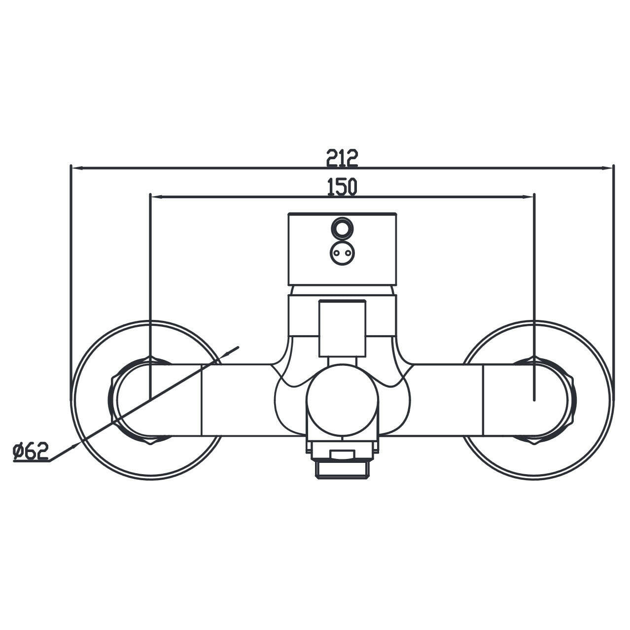 Wellis Comino kád csaptelep (21,2x18,2x10,2)-1