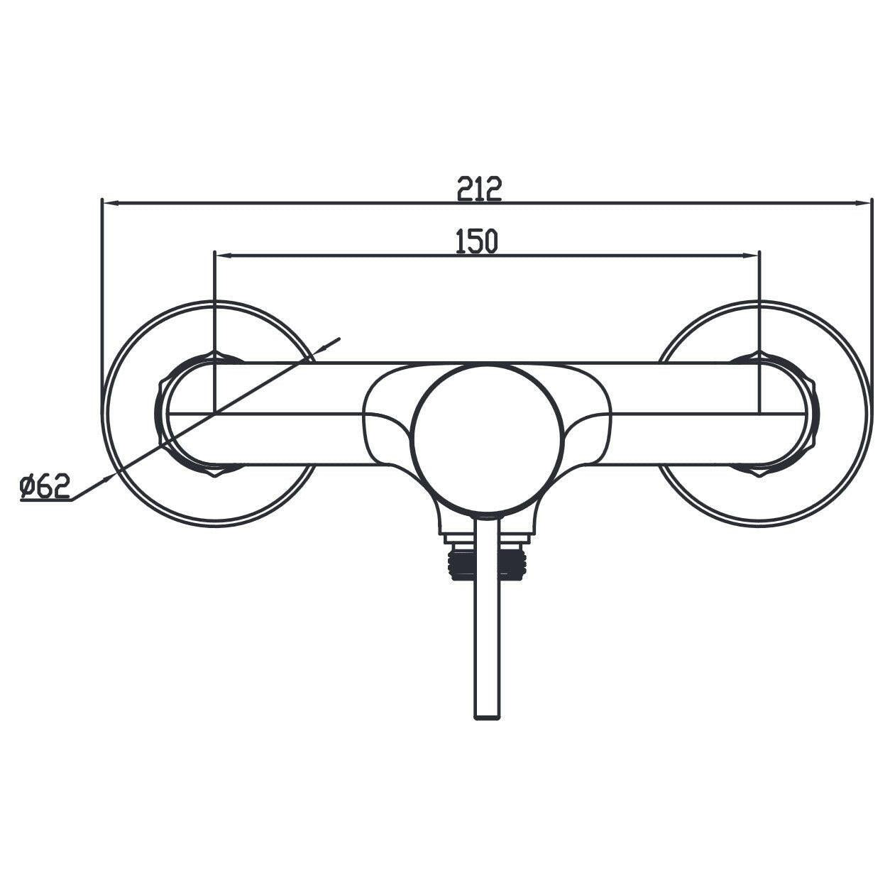 Wellis Comino zuhany csaptelep, 21,2x18x10,8 cm (ACS0267)