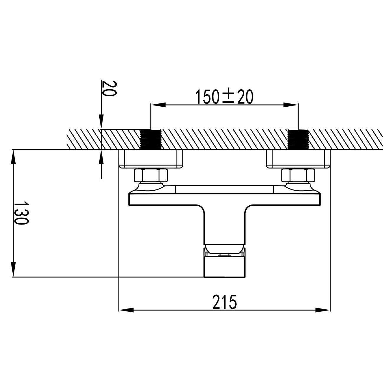 Wellis Mamba zuhany csaptelep, 21,5x13x12,3 cm (ACS0273)