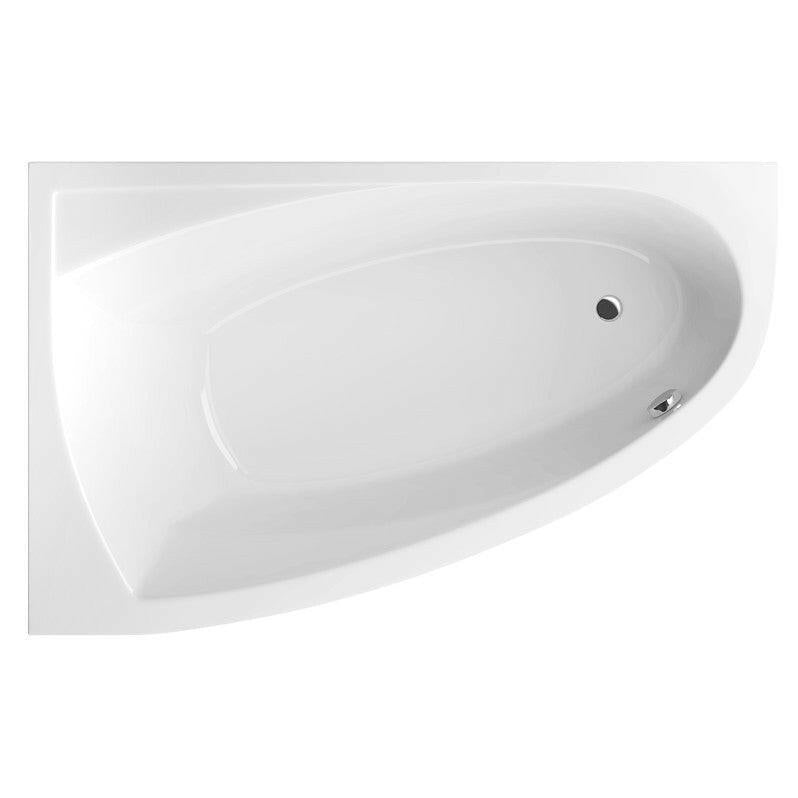 Wellis Matana balos aszimmetrikus kádtest 160, lábbal, 160x100x60 cm (AK00501)
