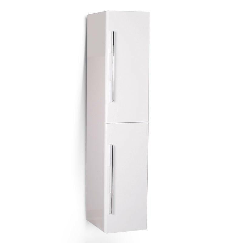 Wellis Nina függesztett magas szekrény (35x30x140) forgatható, fehér (WB00286)