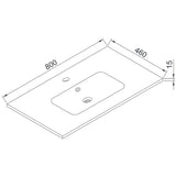 Wellis Ginger 80 mosdó (80x46x1,5/17,3)-2